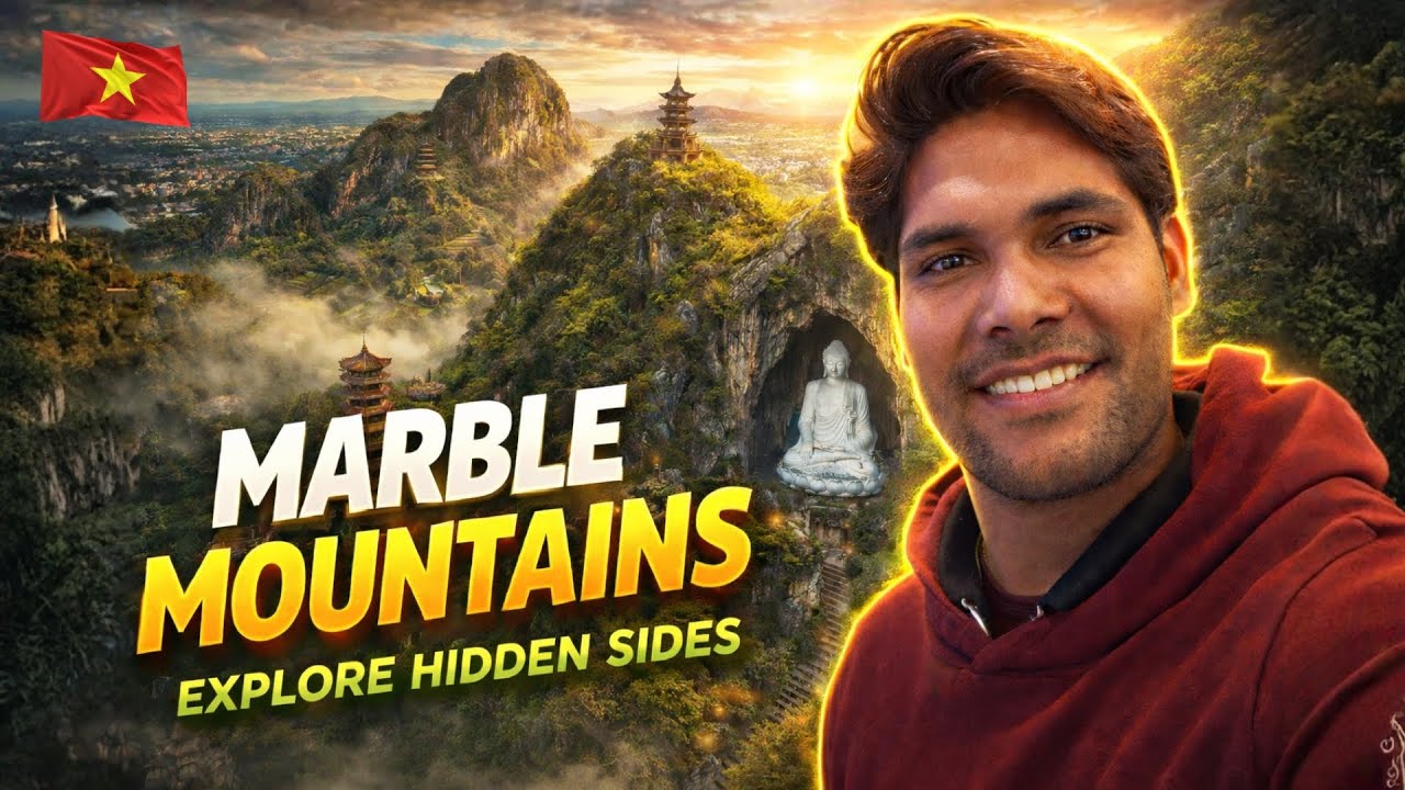 Exploring Marble Mountains Da Nang | Hidden Caves, Temples & Epic Views 🇻🇳