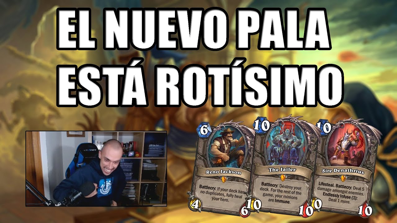 NERFEOS - Nuevo MAZO PALADÍN CONTROL con CARCELERO | Hearthstone en Español - Zhotan