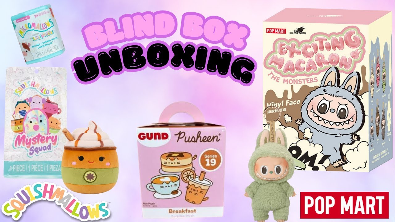 Huge Blind Box Unboxing | Squishmallows| Popmart | Pusheen |