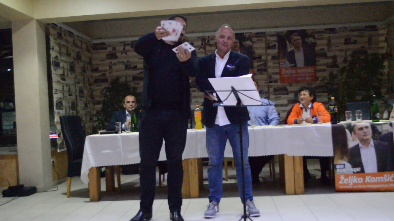 Mađioničar-iluzionista Kenan Imamović i Vlatko Glavaš