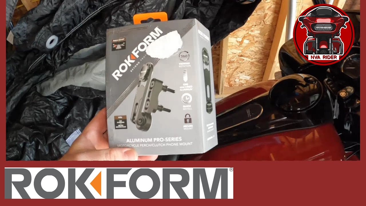 Rokform Pro Series Motorcycle Perch Mount Install  |  Custom Dynamics Problem?
