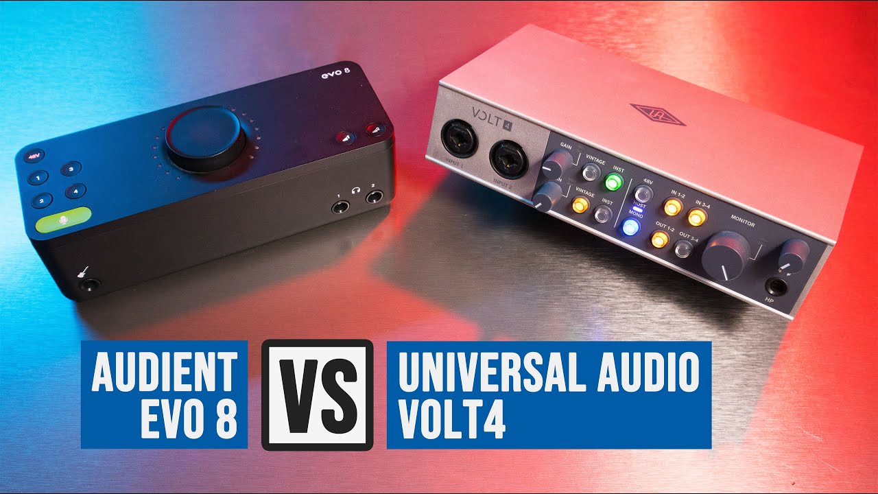 Audient Evo 8 vs Universal Audio Volt 4 | Preamp Test