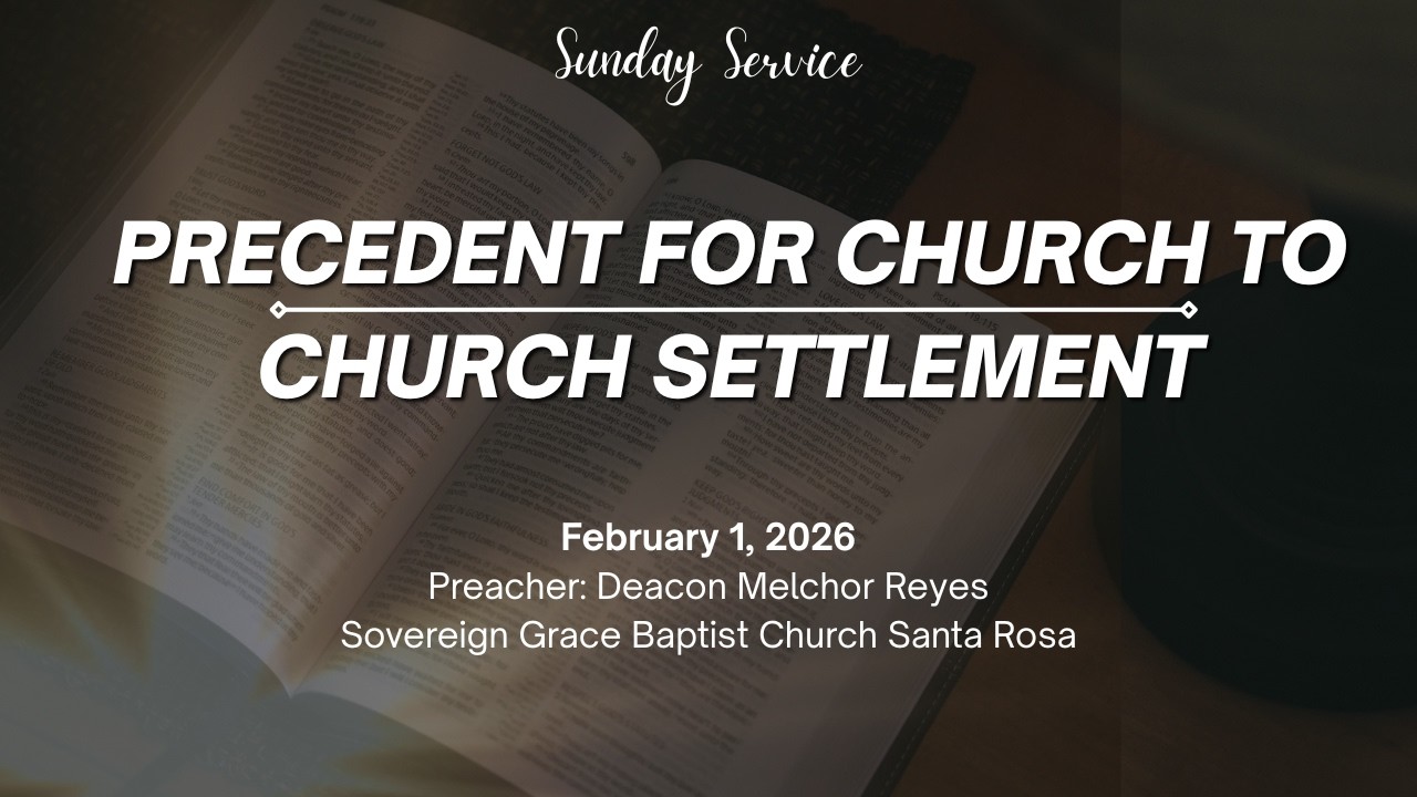 Precedent for Church to Church Settlement
