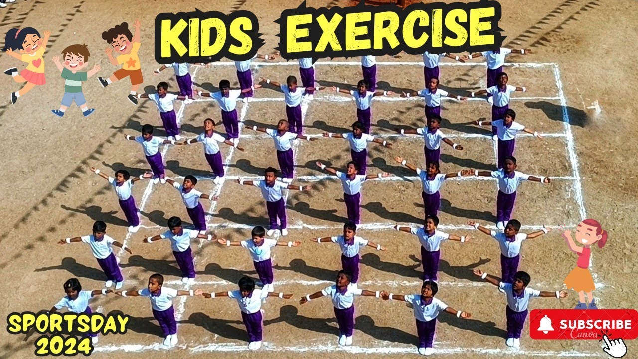 Little Dynamo Workout: Kids Exercise  on Sports Day #letslearndaily #exercise #sportsday #2024
