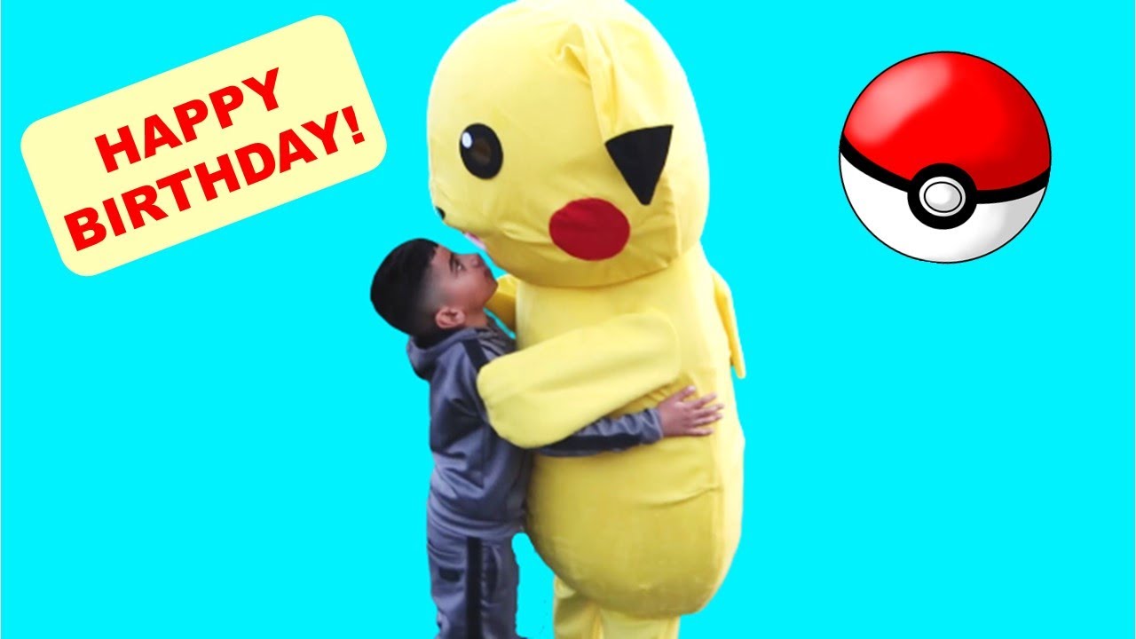 Pokemon Pikachu Birthday Surprise