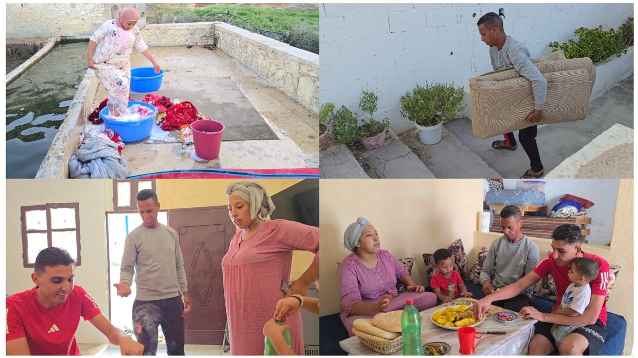 😭صبنت ختي كلشي تكرفص ليها فسبوع🤔خلتلها كلشي نقي😮مريم وحميد مساكن تأثرو بمشينا كلام اخير لقلو علينا 😭