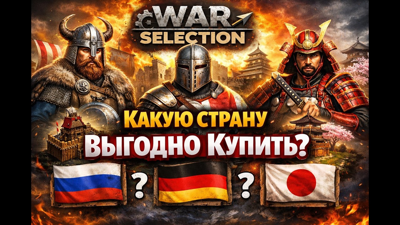 War Selection. Какую страну купить в первую очередь? Краткий обзор эффективности.