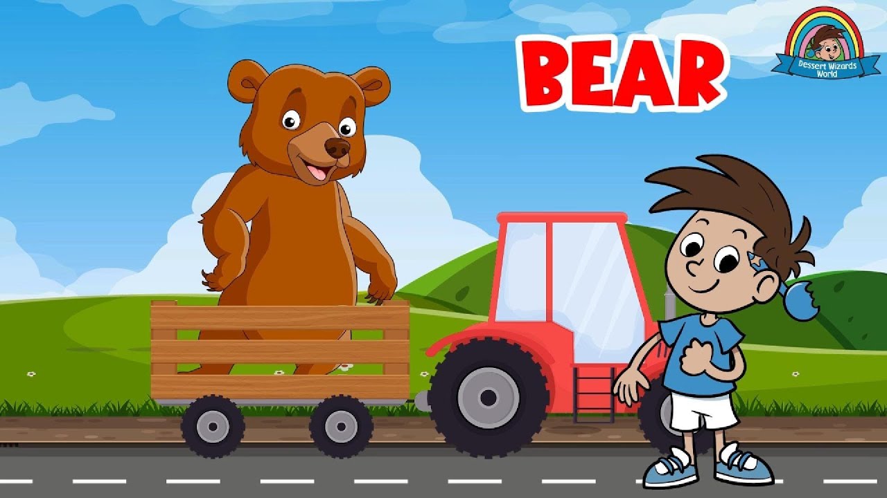 Let's Learn jungle animals +|fruits & veggie names @DessertWizardsWorld | Kids & Preschool Learning
