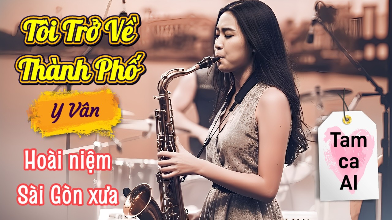 Tôi trở về thành phố - Y Vân | Hoài niệm Sài Gòn năm xưa | Tam ca AI Cover.