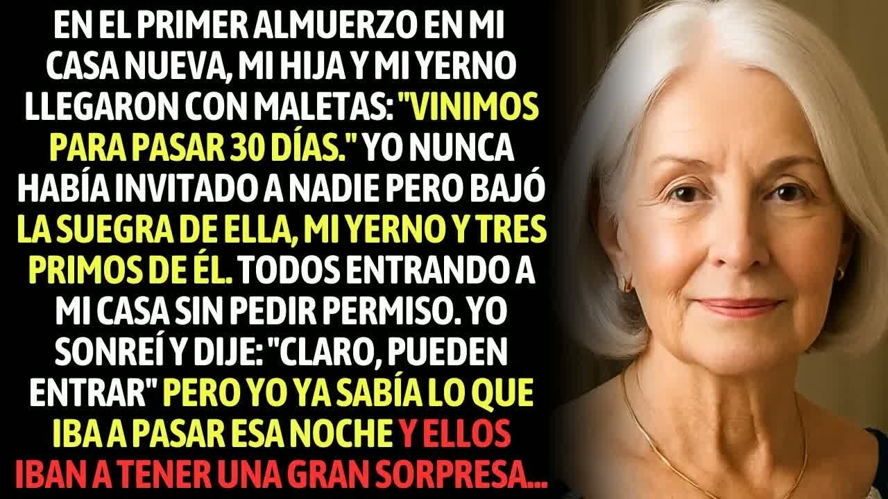 En El Primer Almuerzo En Mi Casa Nueva, Mi Hija Y Su Esposo Llegaron Con Maletas: 