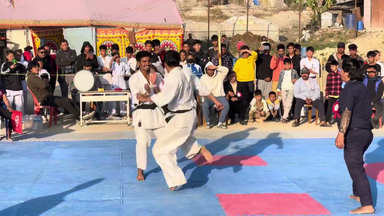 Manish Karki fight Kyokushin karate ,Gamcha #trendingvideo #fypシ゚ #kyokushinkarate