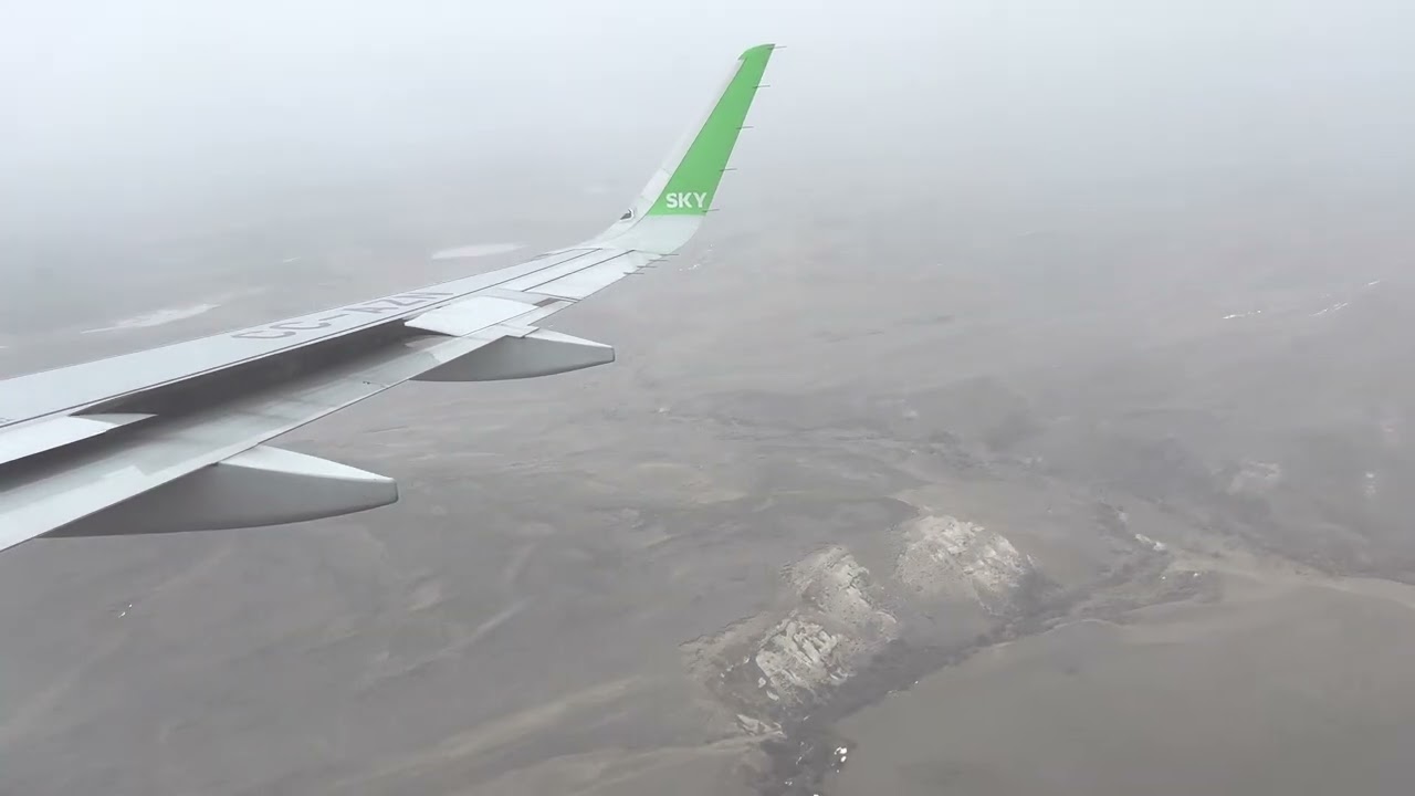 Arribando a aeropuerto balmaceda 4K full HD