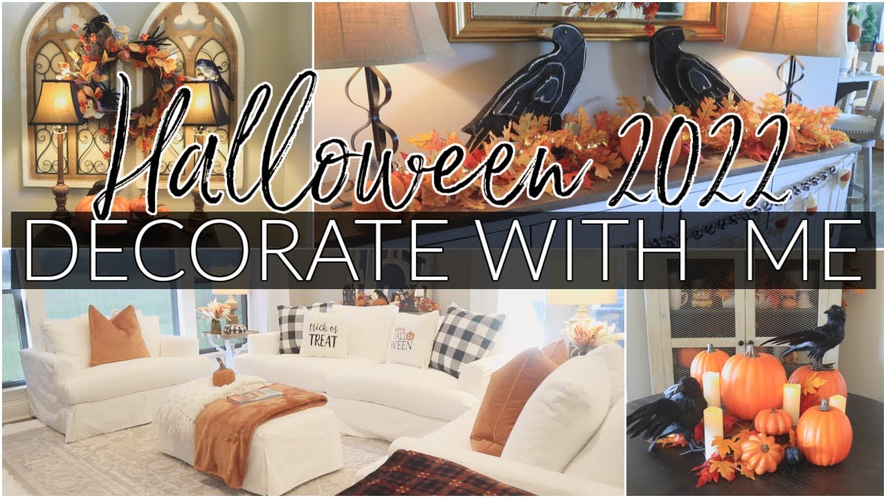 *HALLOWEEN 2022* Farmhouse Fall to Halloween Transition - Decorate With Me
