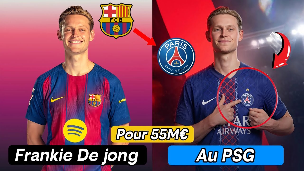 🚨 DE JONG AU PSG ? Offre de 55M&euro; PR&Eacute;PAR&Eacute;E 😱💣 Le Bar&ccedil;a va craquer ?!