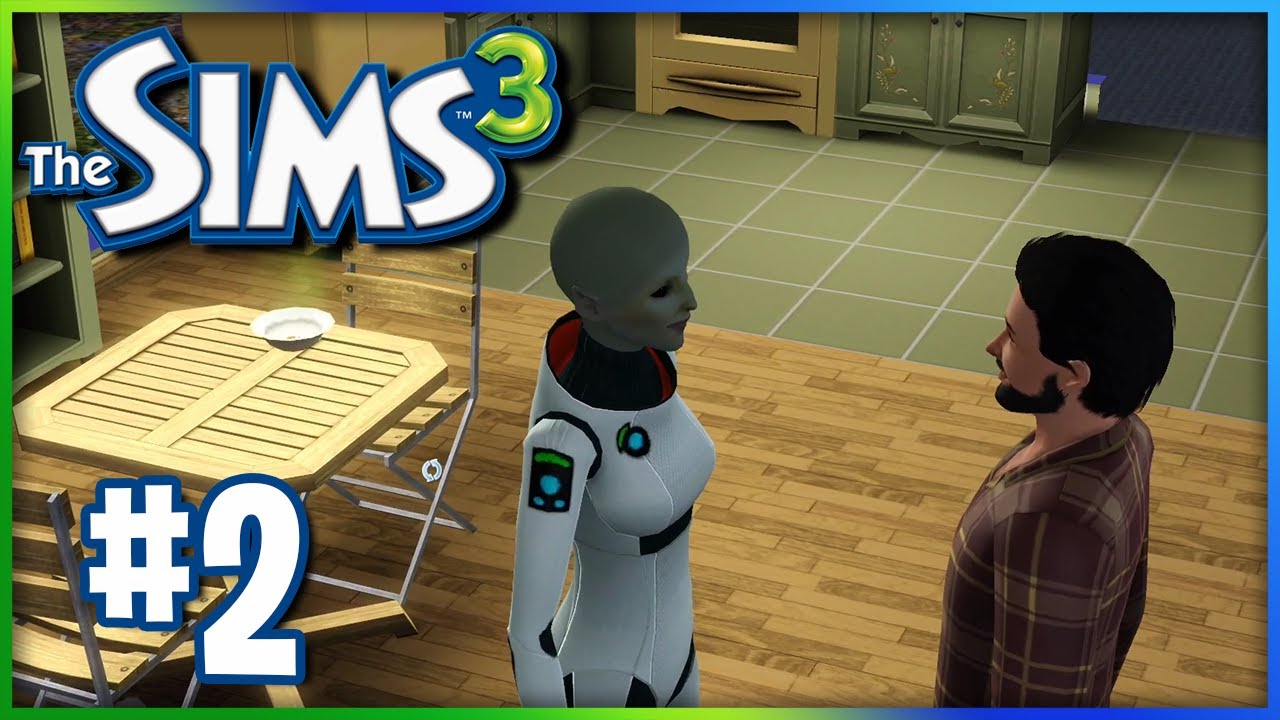 An ALIEN is INVADING our HOUSE?! | The Sims 3: Let's Play | EP 2