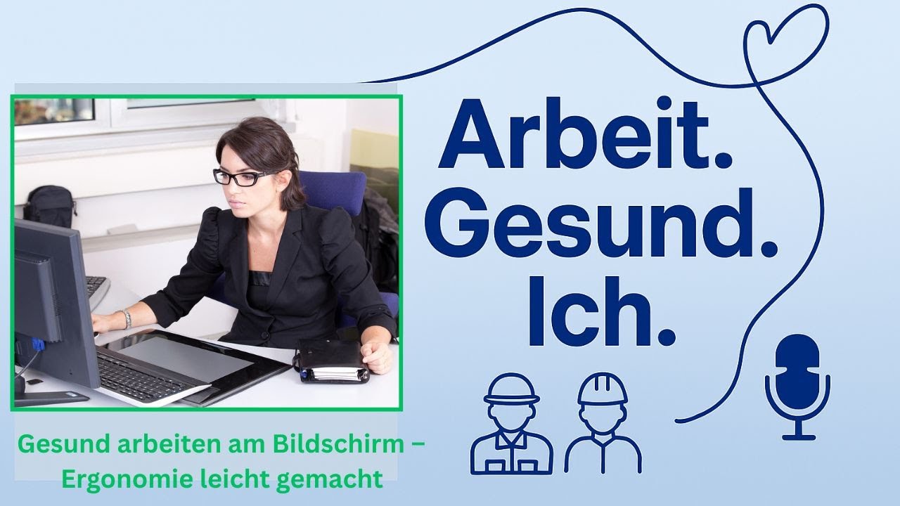 Gesund arbeiten am Bildschirm – Ergonomie leicht gemacht