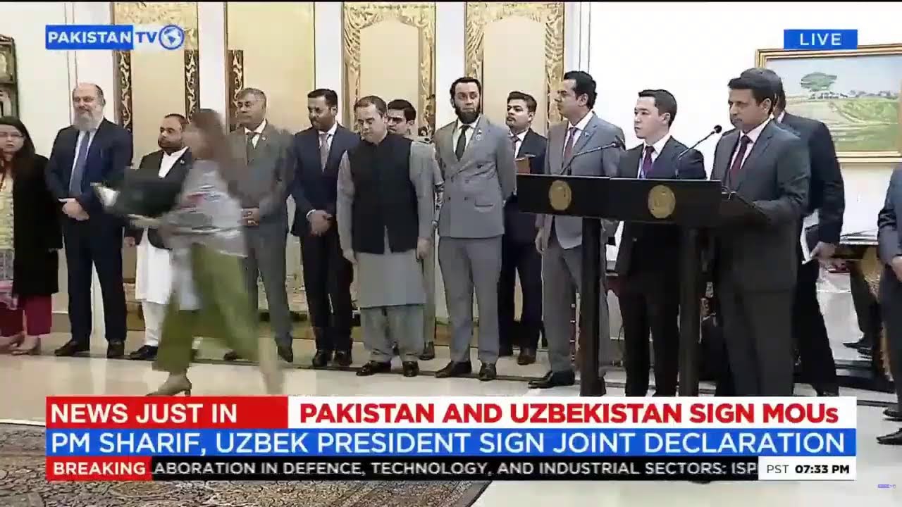 LIVE: Pakistan and Uzbekistan sign MOUs