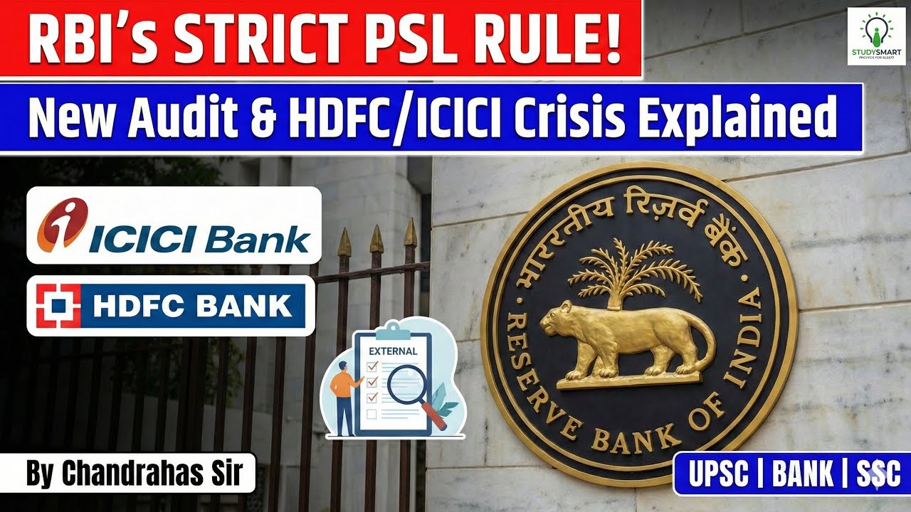 RBI Crackdown 🚨 | ICICI & HDFC Bank Penalized? New PSL Norms Explained