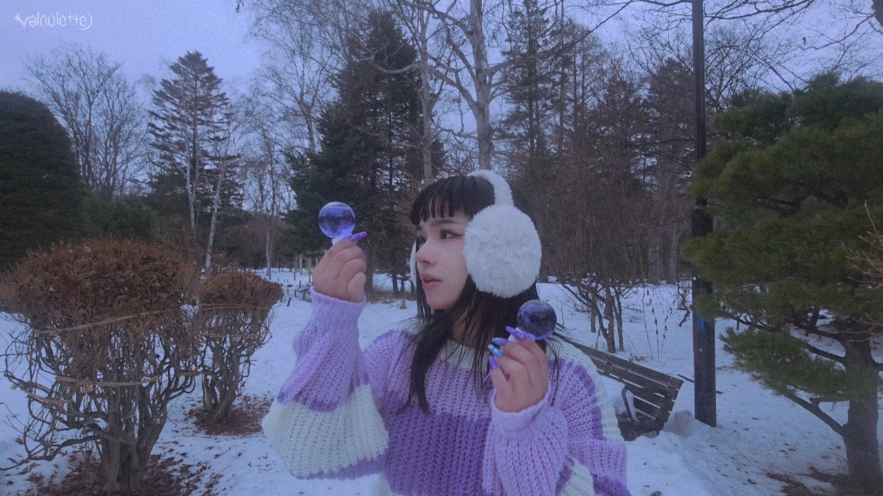 ASMR. snow facial therapy. ❄️🌨💆&zwj;♀️