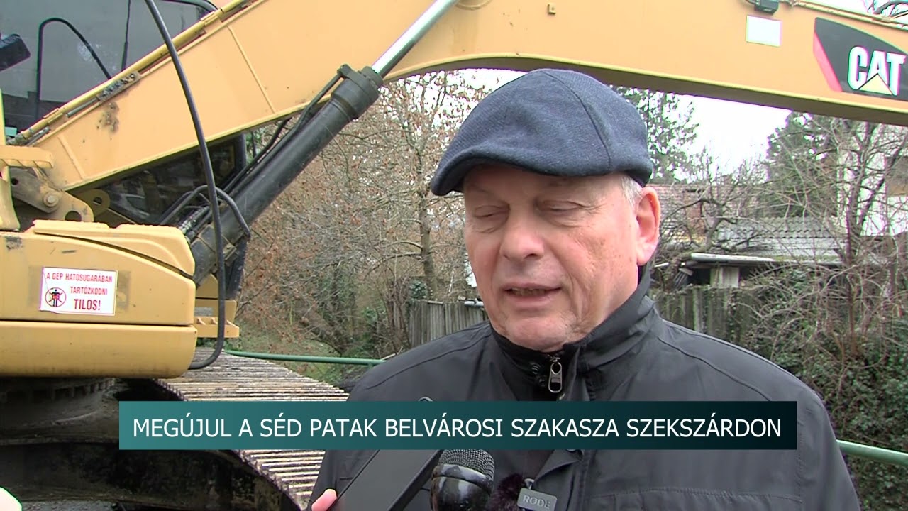Kétmilliárd forintos KEHOP-pályázat - Megújul a Séd patak belvárosi szakasza Szekszárdon_2026.02.05.