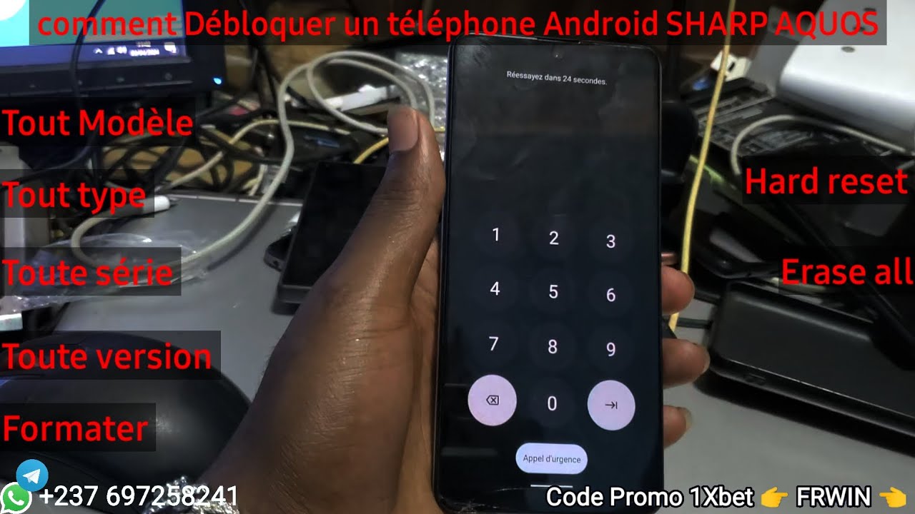 Comment debloquer un Téléphone Android SHARP AQUOS : Tout Modèles. SHARP SHG02 hard reset / Formater