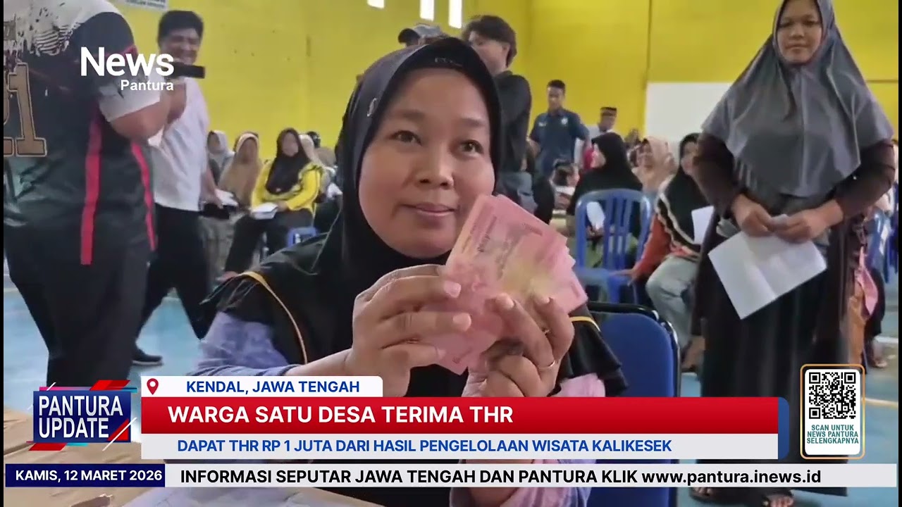 Keren, warga desa Sriwulan Limbangan Kendal terima THR dari pengelolaan kalikesek