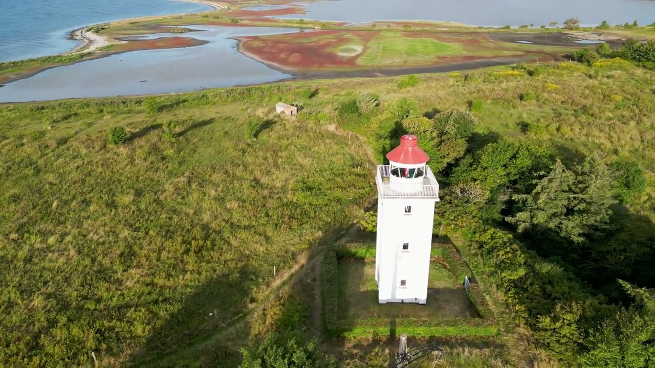 Knudshoved fyr, drone