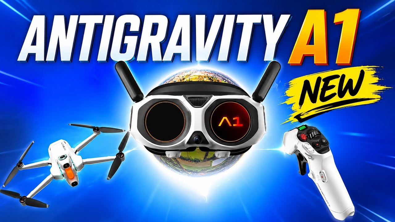 Antigravity A1: eerste 360° drone | bewerkt tot 4K uitzicht