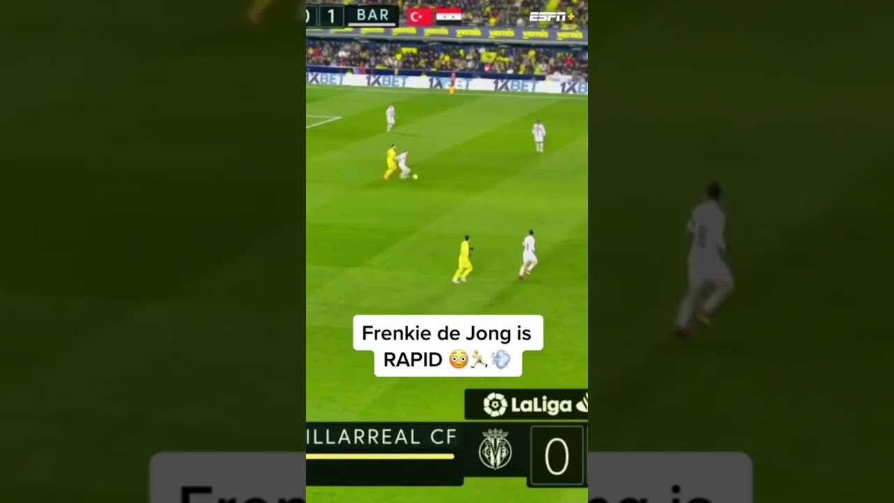 Frenkie de jong Speed🤩🤩#football #shortsvideo #viralvideo #shorts #barcelona