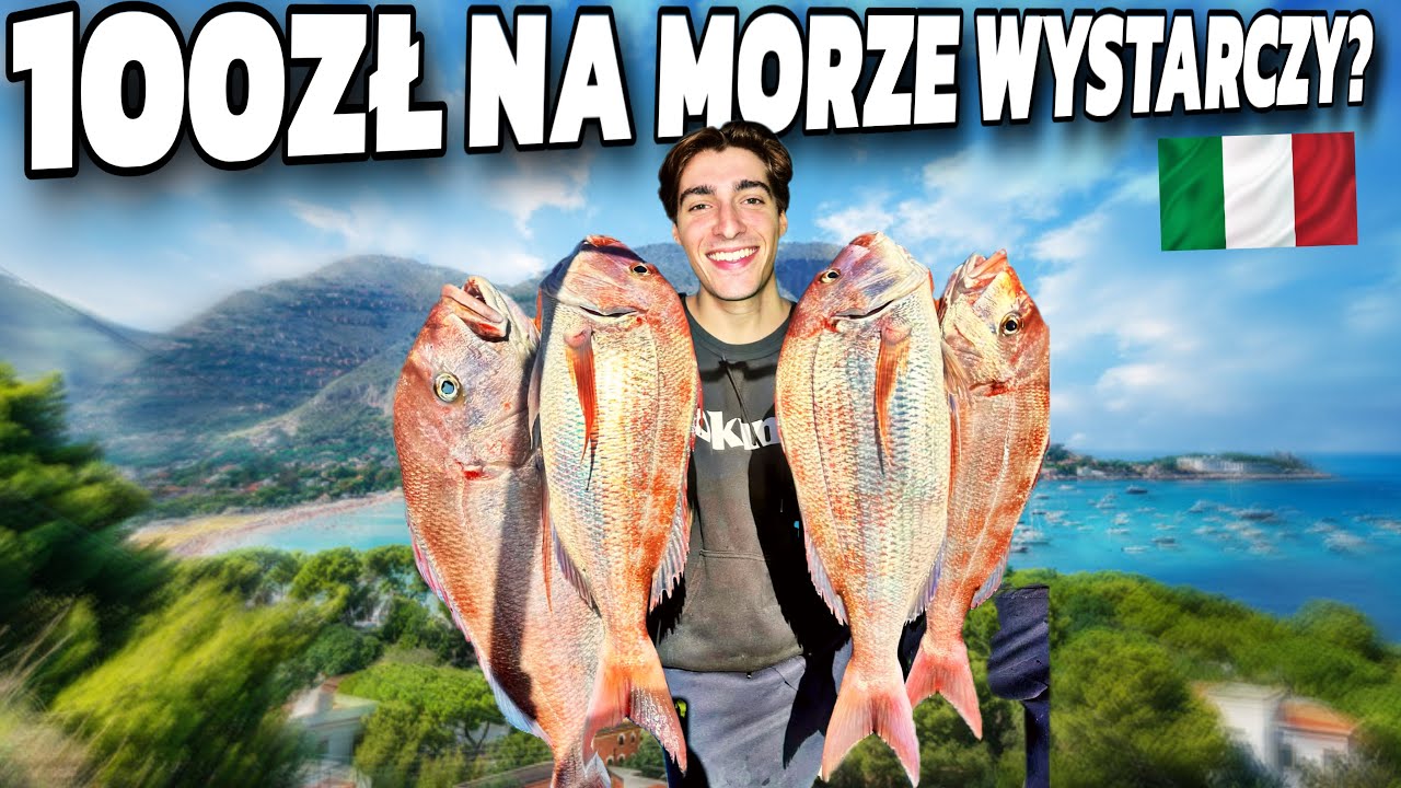 ŁOWIE JAK NAJWIĘCEJ GATUNKÓW RYB NA MORZU - Sycylia 