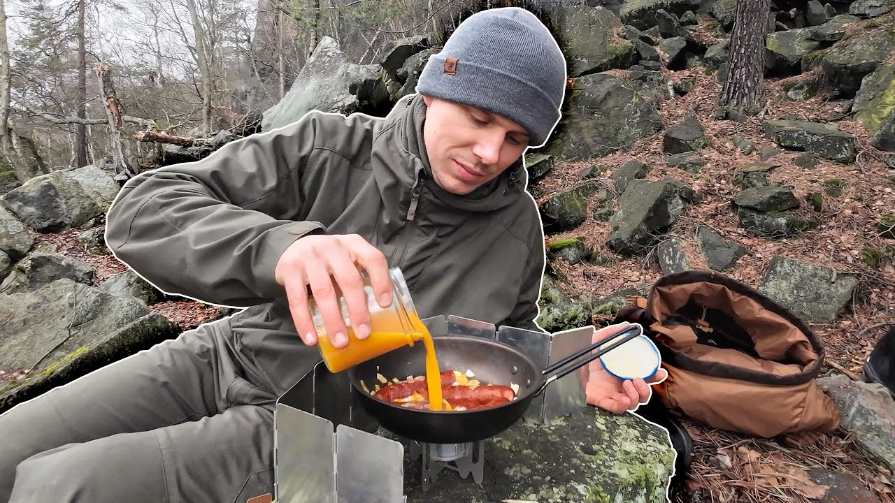 OBĚD POD SKÁLOU | HLEDÁNÍ PAROŽÍ | ŠÍLENÝ TERÉN | POTULKA V LESE