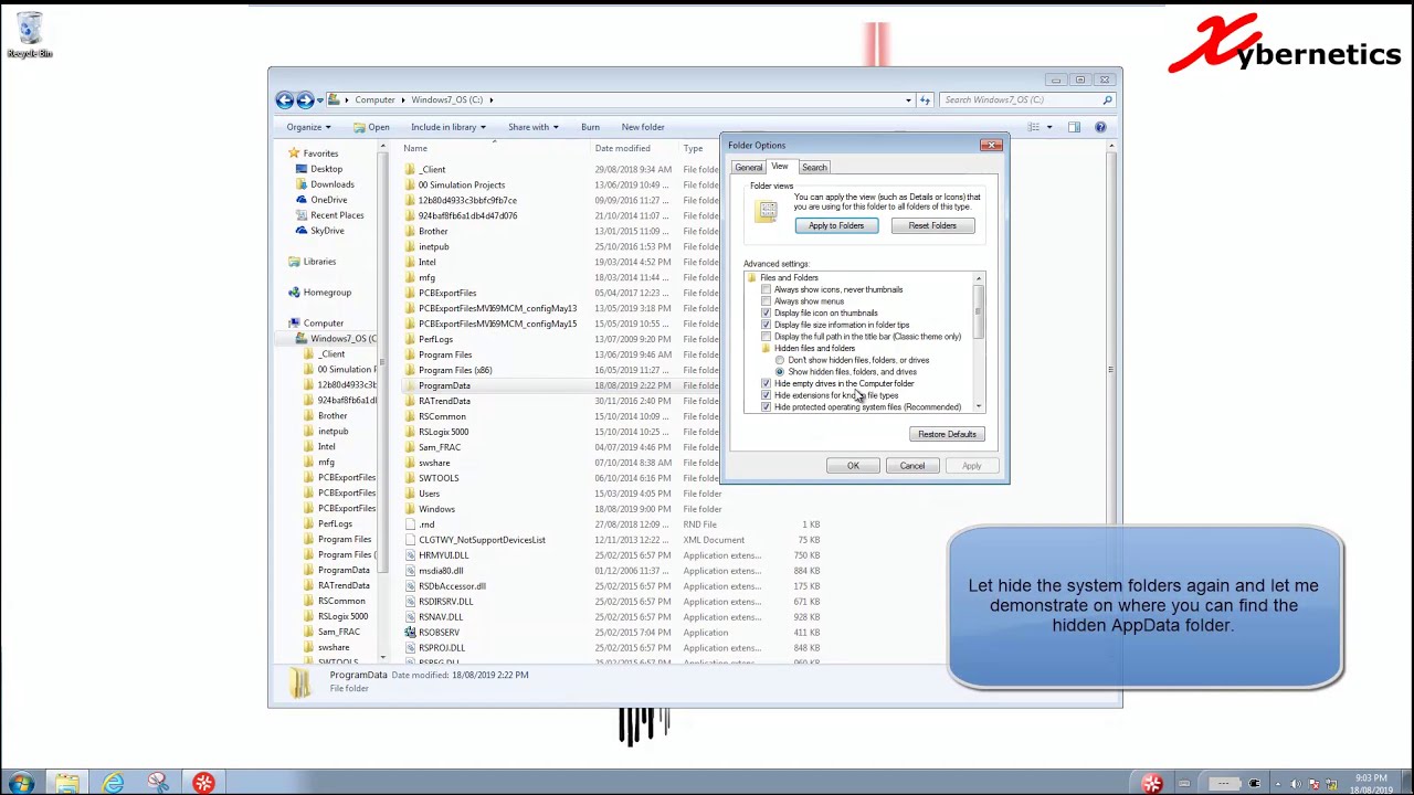 How To Show Hidden Folders And Files In Windows 7