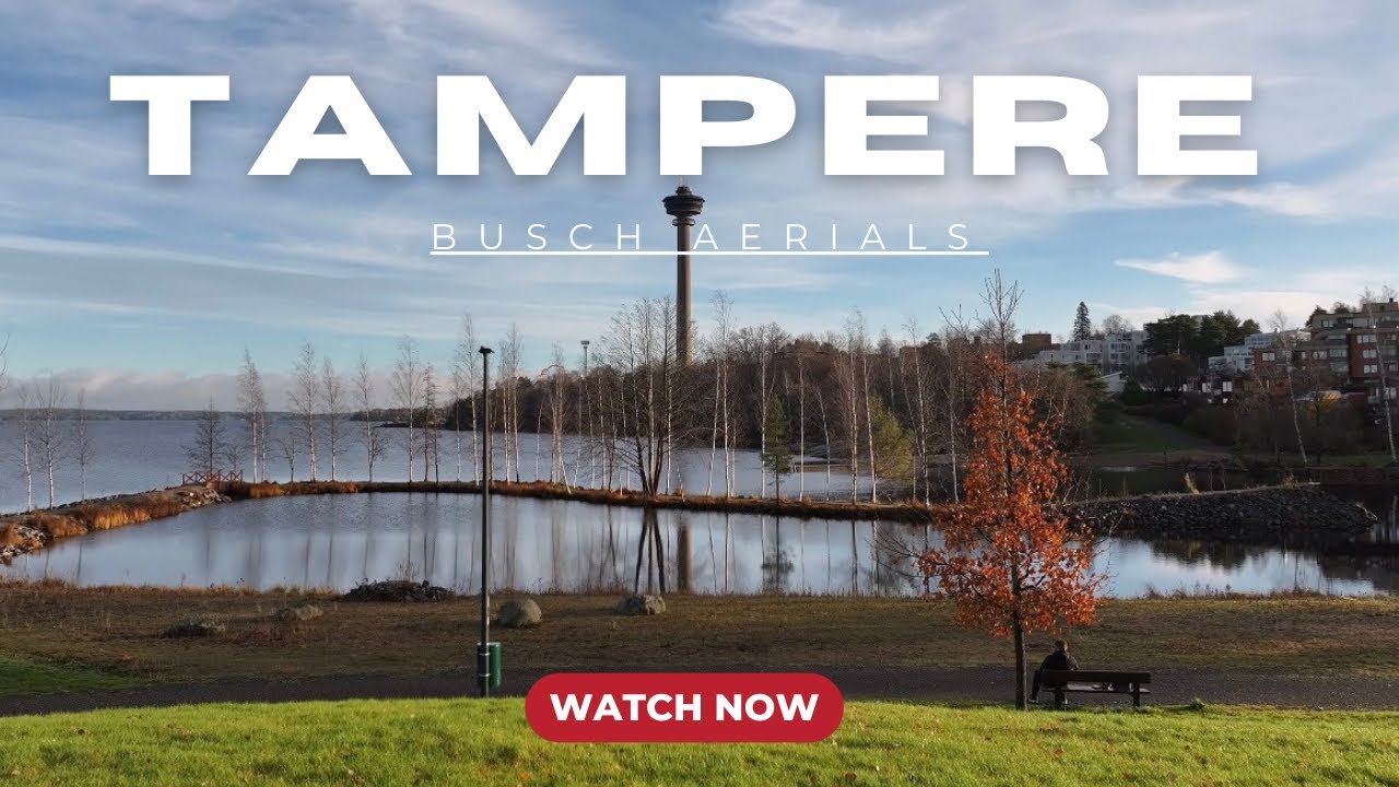 Tampere Finland in Autumn | 4K Cinematic Drone Footage 
