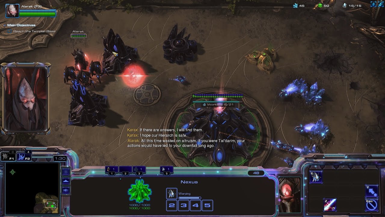 StarCraft 2 Legacy of the Tal'Darim Mission 2 - The Growing Shadow