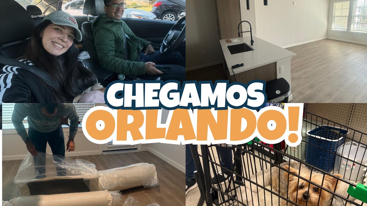 CHEGAMOS EM ORLANDO PARA MORAR!