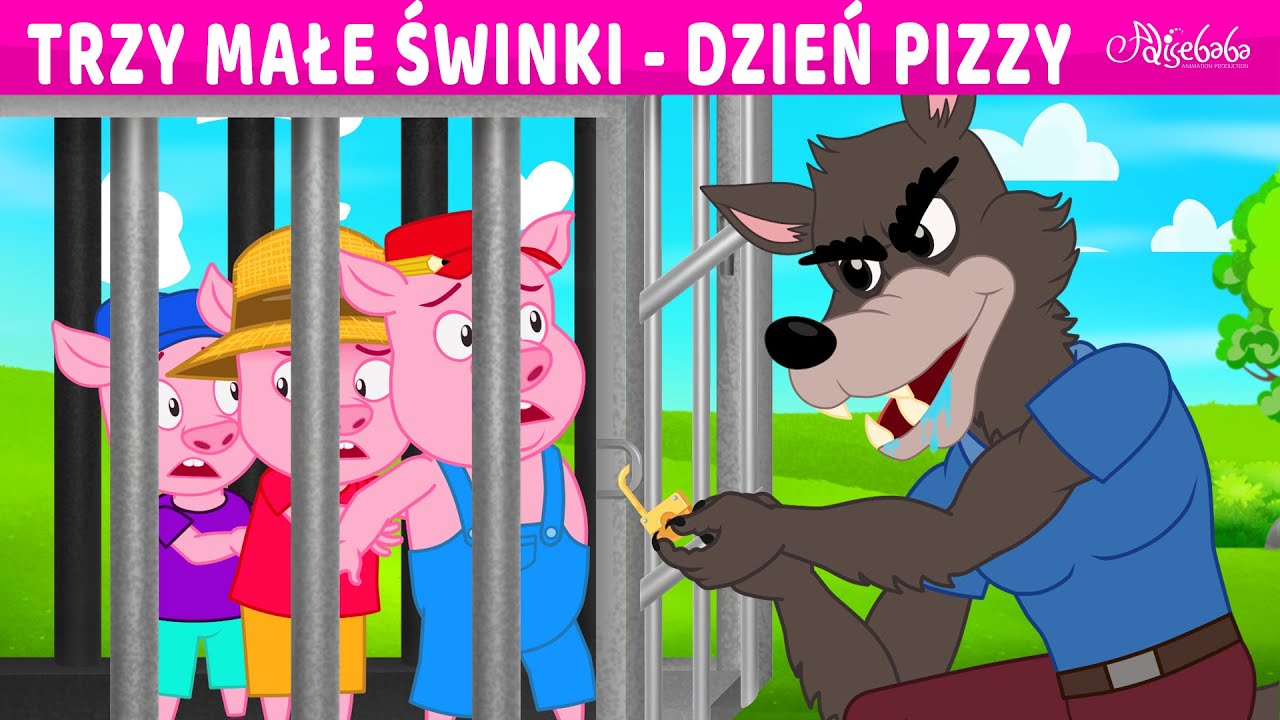 Trzy Małe Świnki - Dzień Pizzy | Bajki po Polsku | Bajka i opowiadania na Dobranoc | Kresk&oacute;wka