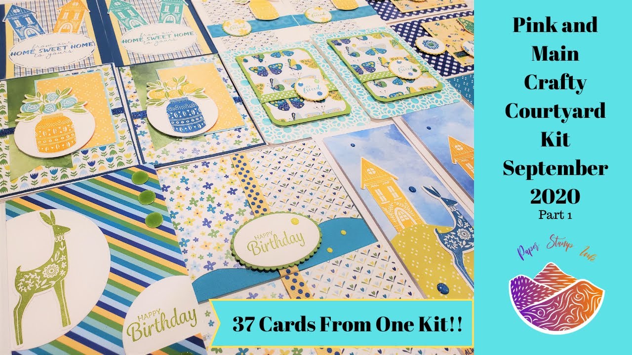 Pink and Main Crafty Courtyard Kit | September 2020 | Part 1