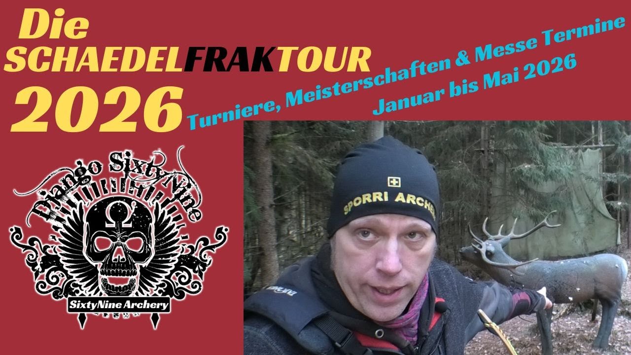 SCHAEDELFRAKTOUR 2026 - Turniere, Meisterschaften & Messe Termine Januar bis Mai