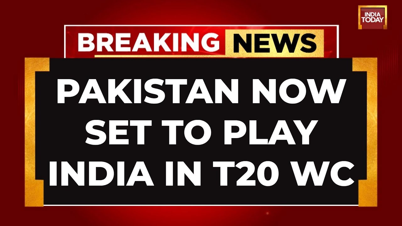 Pakistan Now Set To Play India In T20 World Cup | India Vs Pakistan T20 Match In Colombo On Feb 15