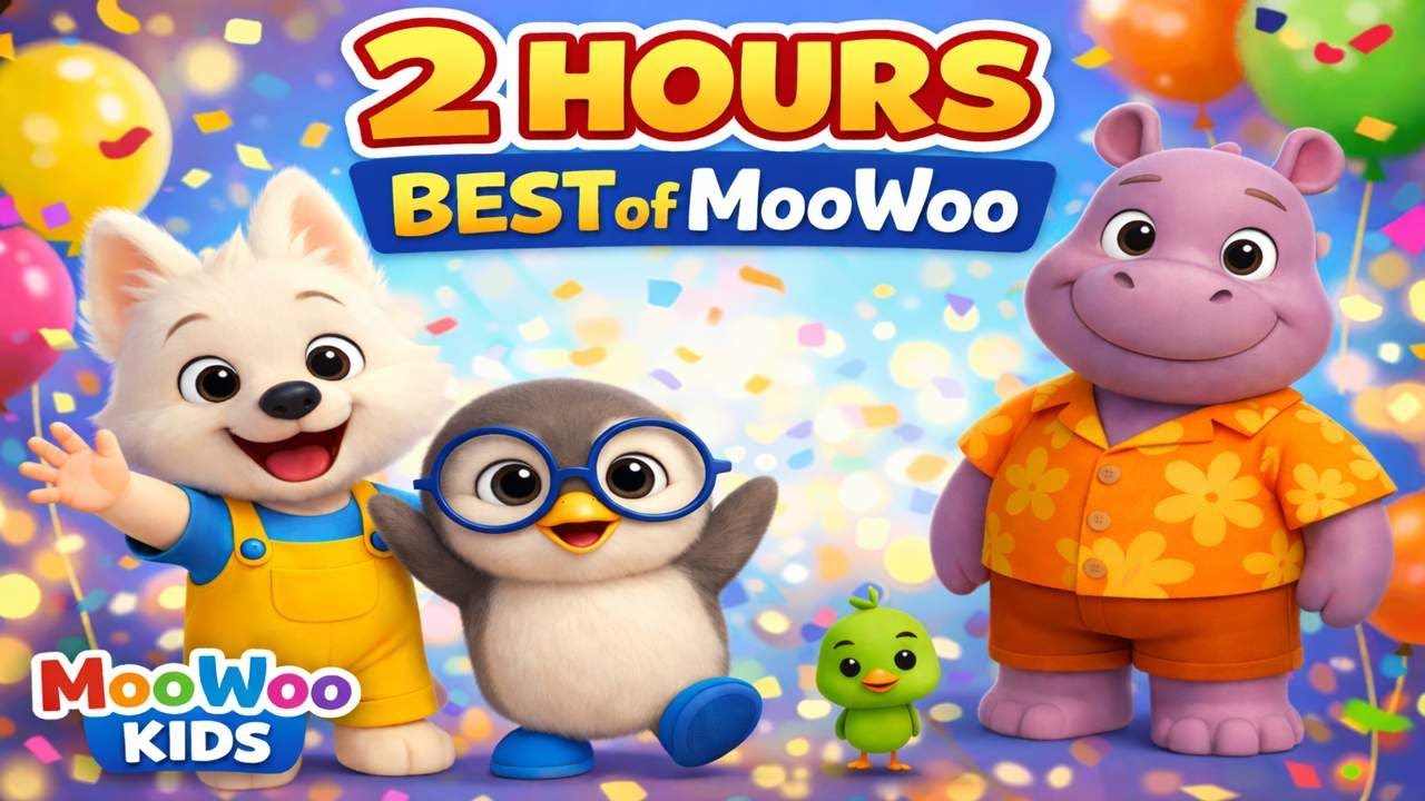2 HOURS BEST of MooWoo Kids 🎶 Favorite Songs Medley | Play, Sing & Enjoy