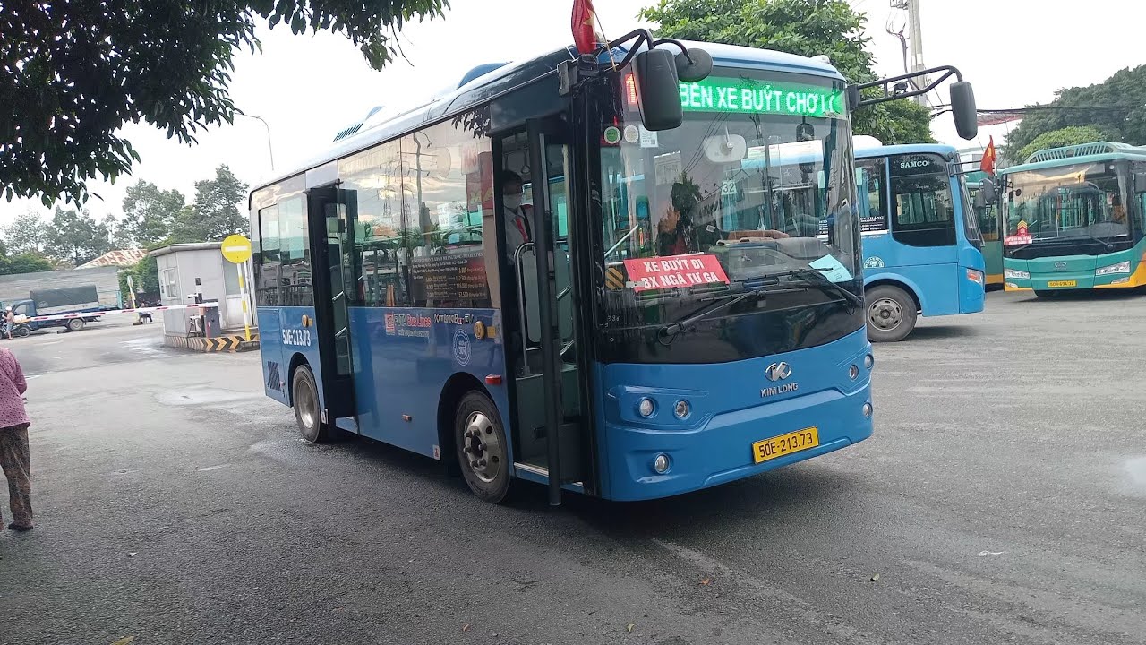 Hành trình xe 103 BXB Chợ Lớn - Bến xe Ngã tư Ga từ trạm Quán Vườn Dừa đến trạm Chợ Cây Trâm