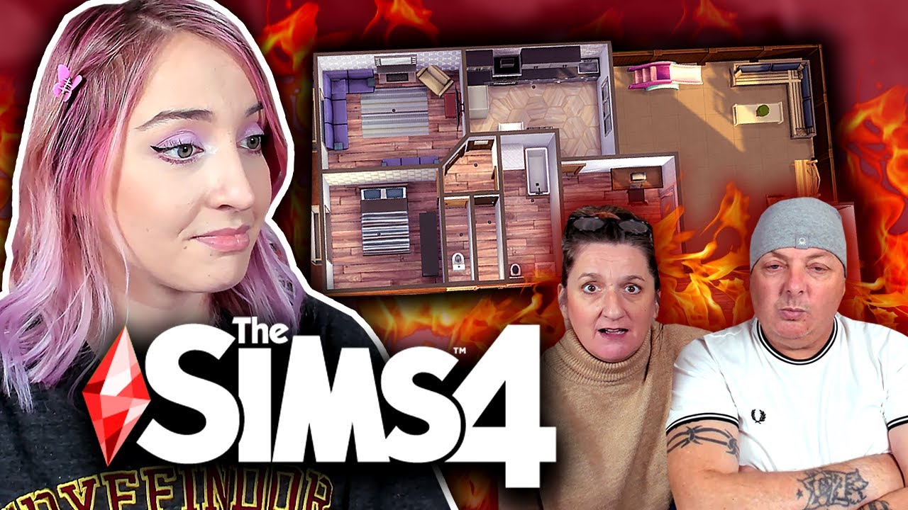 My parents force me to build in The Sims 4 (and judge me whilst doing it)