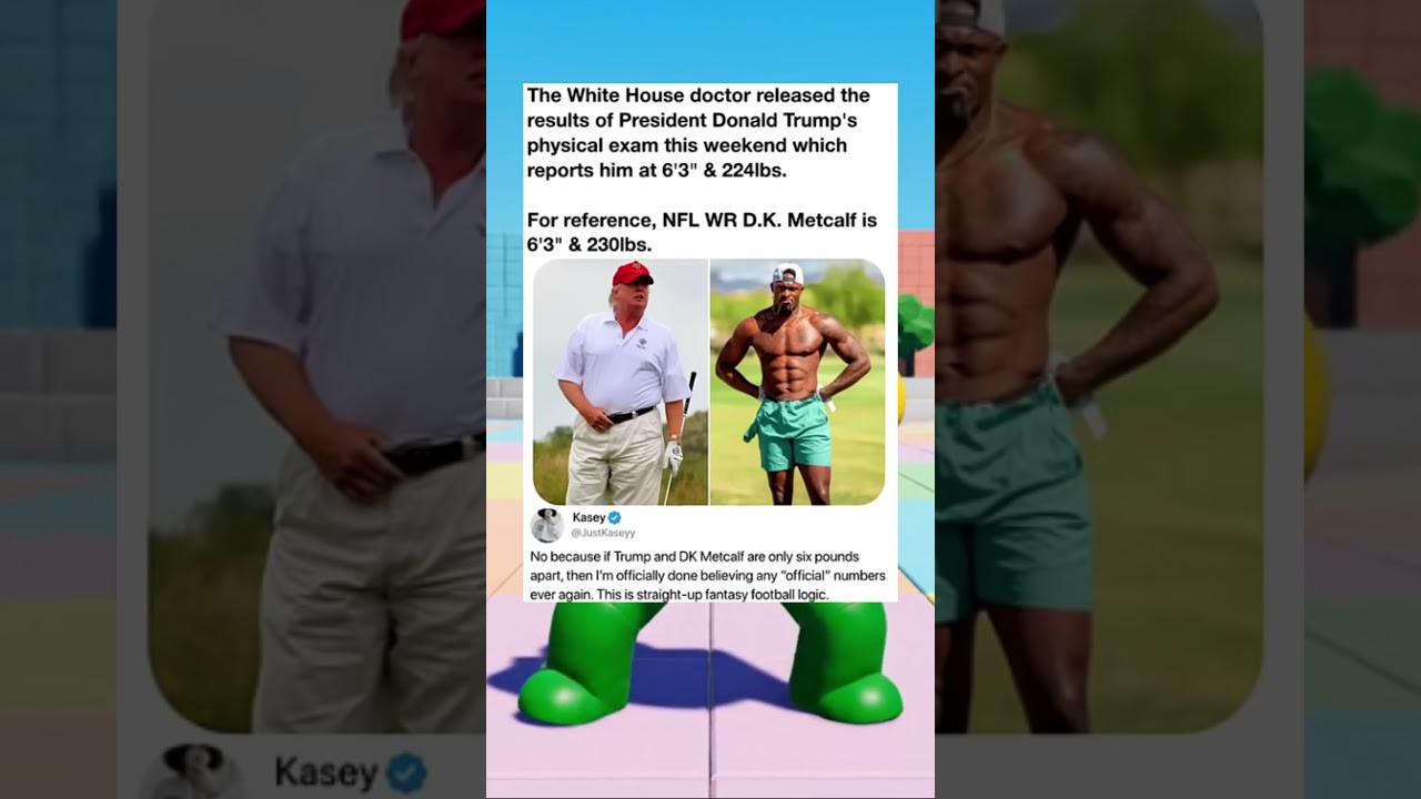 The White House doctor released the results of President Donald Trump's physical exam this weekend