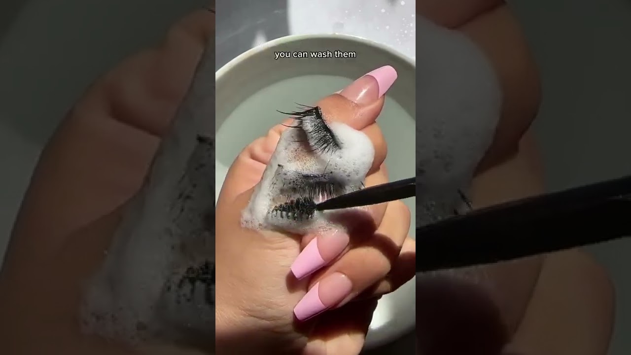 How Yo Wash Your Lashes