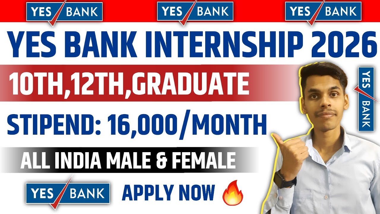 YES BANK Recruitment 2026 🏦 | Freshers | How To APPLY? | Bank Recruitment 2026 | Banking Careers