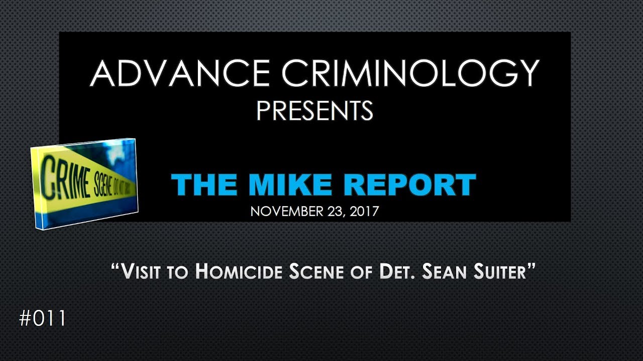 Visit to Homicide Scene of Det. Sean Suiter