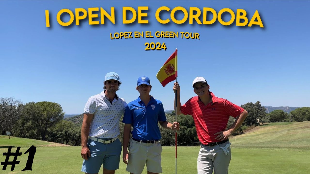 PRIMERA RONDA DE NUESTRO LOPEZ EN EL GREEN INVITATIONAL /18 HOYOS de GOLF en el REAL CLUB DE CORDOBA