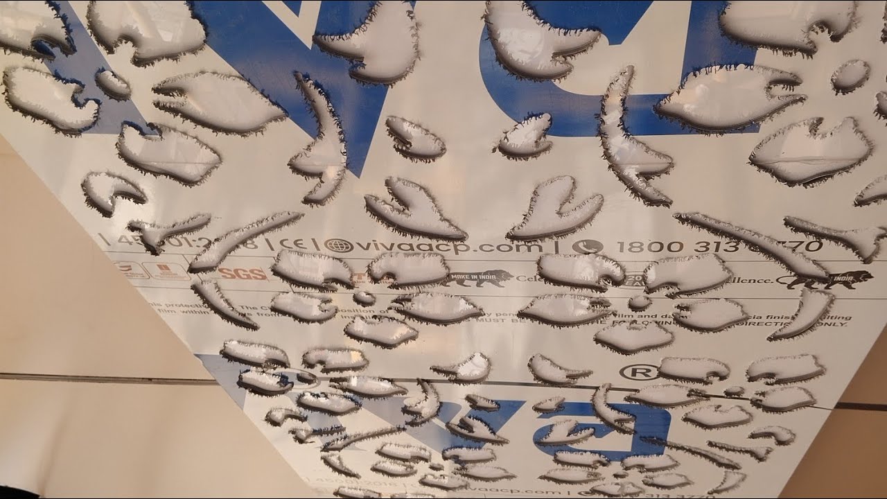 How Fitting Cnc Cutting Acp | Cac Cutting Acp Ko Kese Fitting Kare 👍🥰❤️💯✅ #viral 