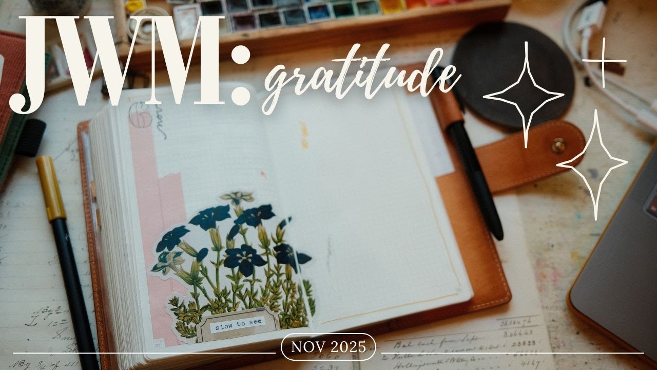 Journal With Me: Gratitude...slow to see. 🥹