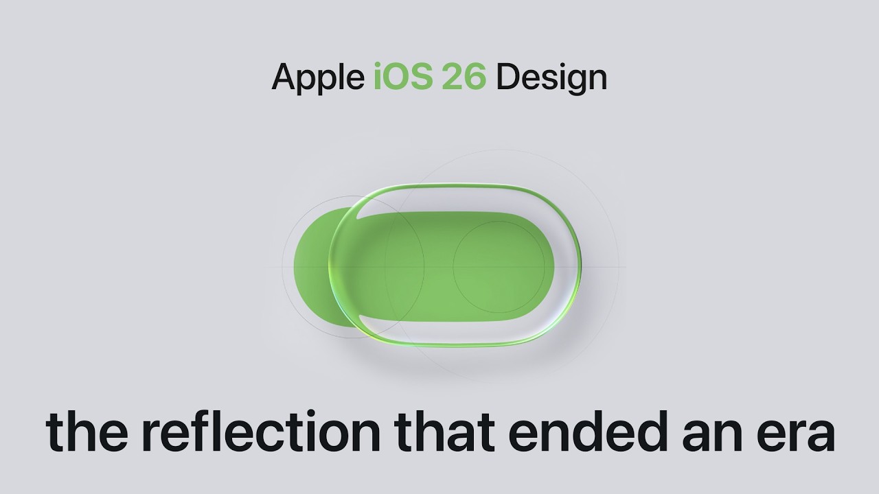 Дизайн Apple: размышление, завершившее эпоху (обзор дизайна iOS 26)